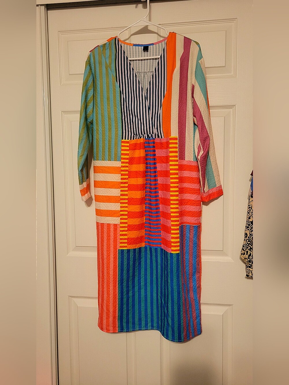 Multi Colored Midi Dress - Picture 2 of 7